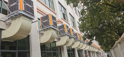 注塑車間降溫室外裝機(jī)圖 注塑車間降溫室外裝機(jī)圖