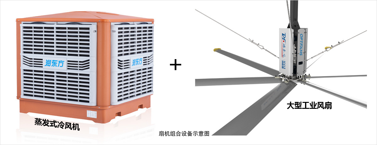 冷風(fēng)機與工業(yè)風(fēng)扇結(jié)合使用更加完美
