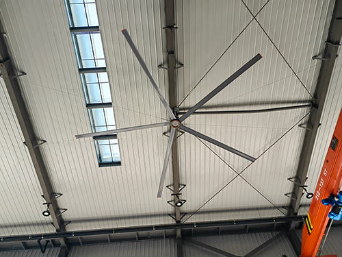 高大空間太熱怎么辦--7.3米工業(yè)大風(fēng)扇